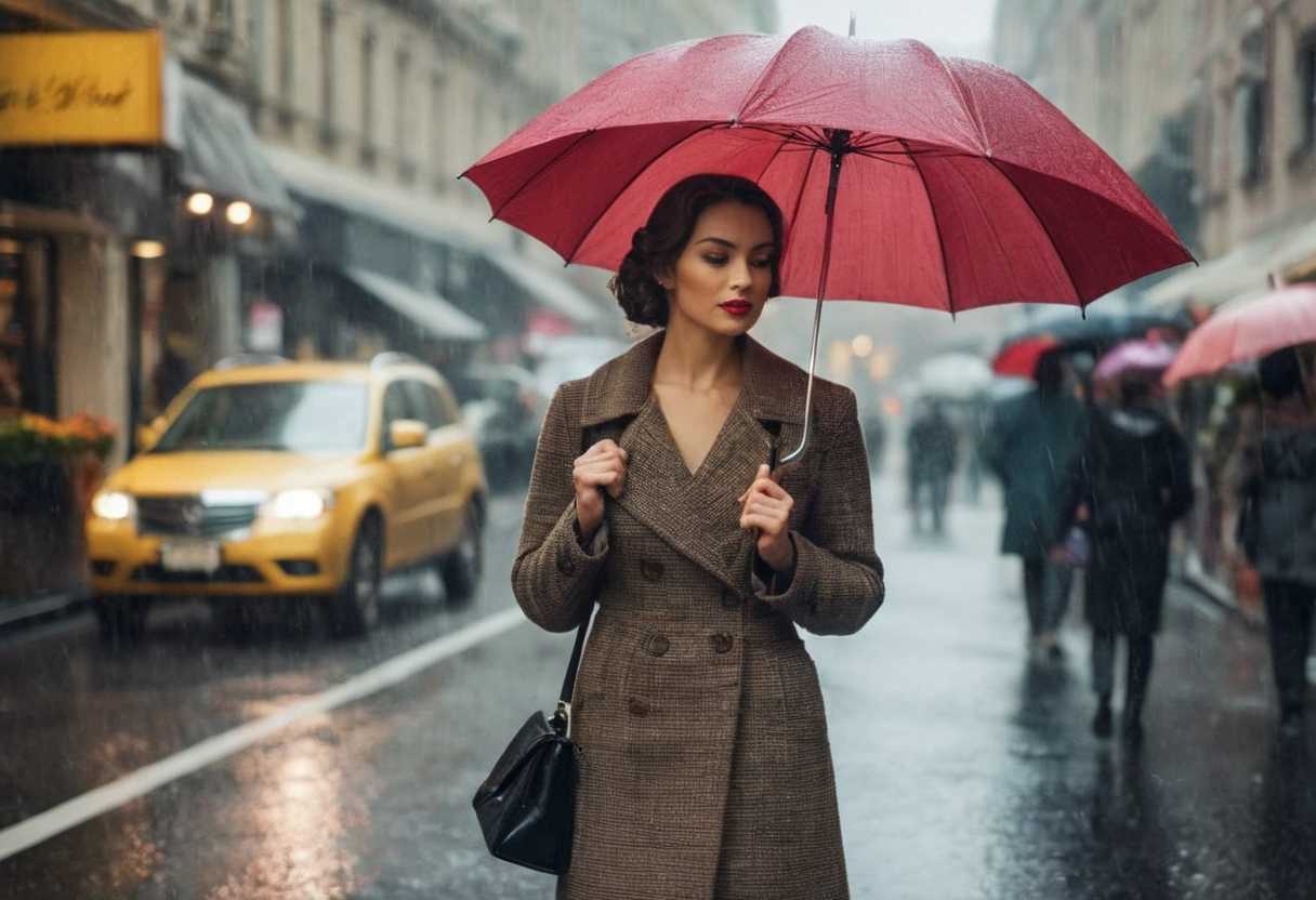 Les dernières tendances en matière de parapluie femme pour briller même sous la pluie
